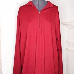 Nike shirt dry fit pull over extra large and burgundy